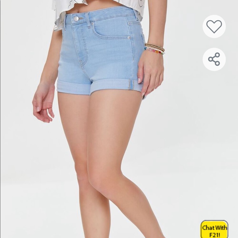 NWT- Forever21 Jean Shorts- Women Size 30 with Stretch!